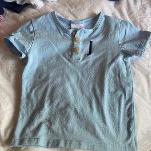 Monogrammed “J” light blue T-shirt